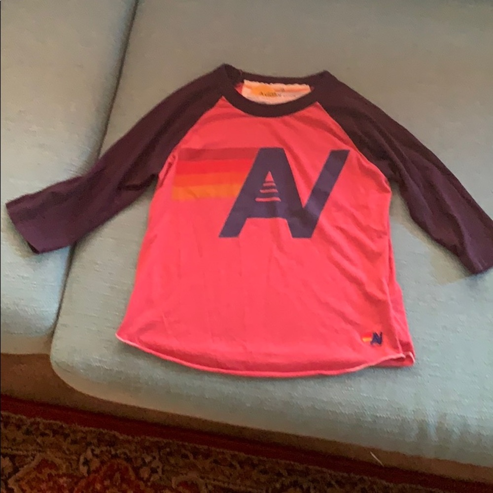 NEW Child’s 3/4 Sleeve Shirt Aviator Nation size 6
